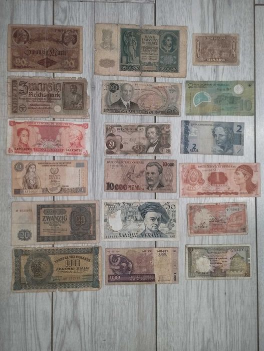 Sprzedam zestaw banknotów