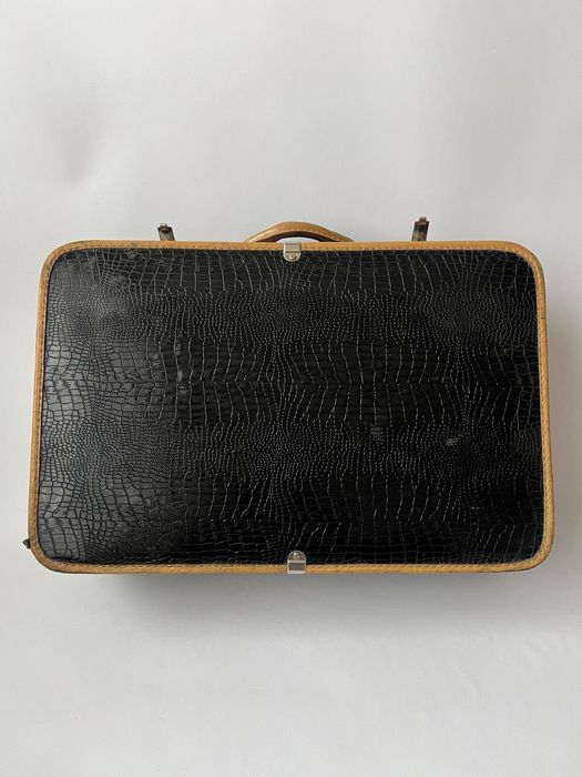 Чемодан шкіряна валіза сумка саквояж СРСР СССР вінтаж мос штамп