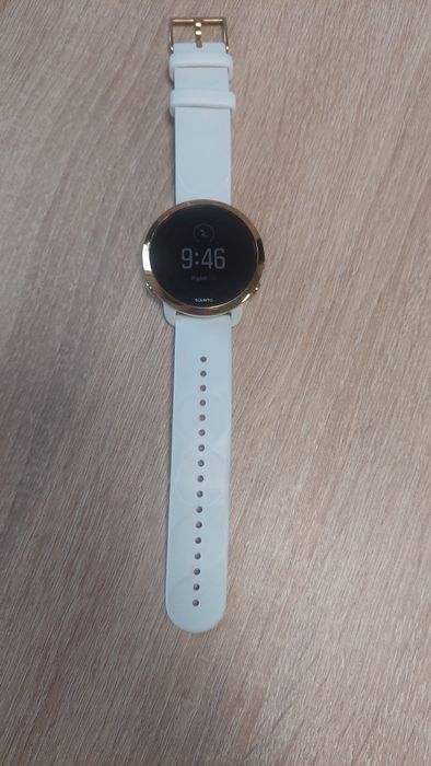 Smartwatch damski zegarek Suunto fitness 3 biało-złoty