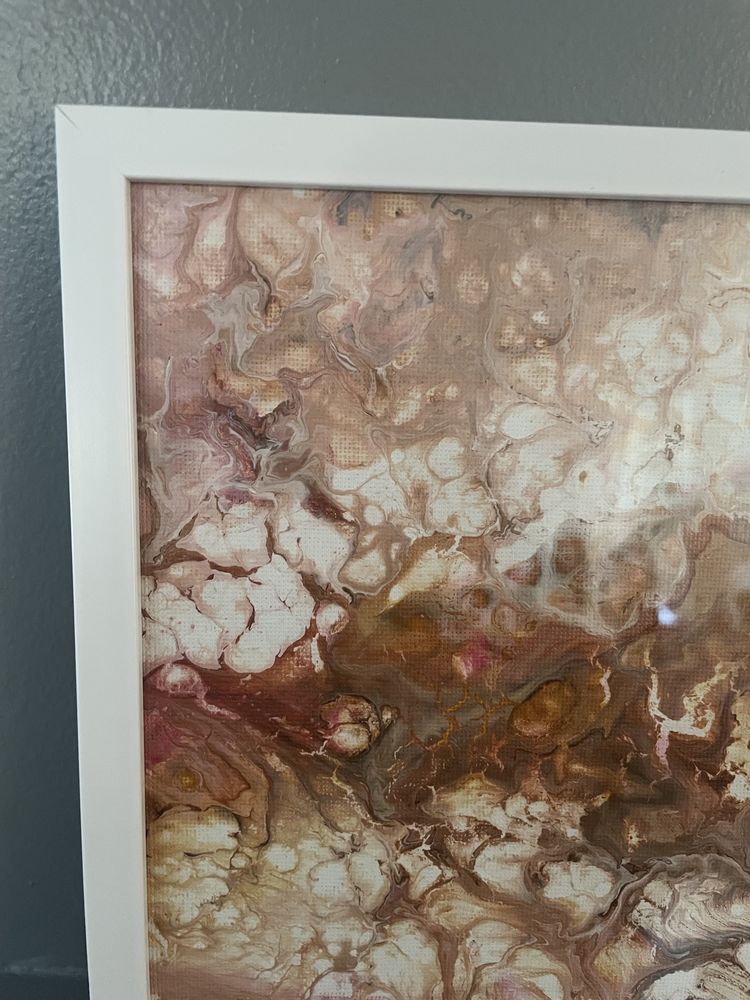 Malowany obraz z ramką 21x21