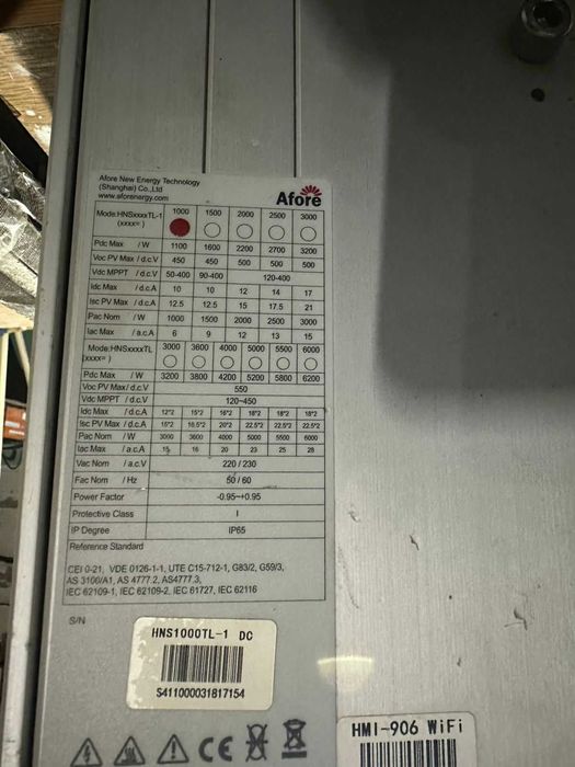 Мережевий інвертор Afore 1кВт