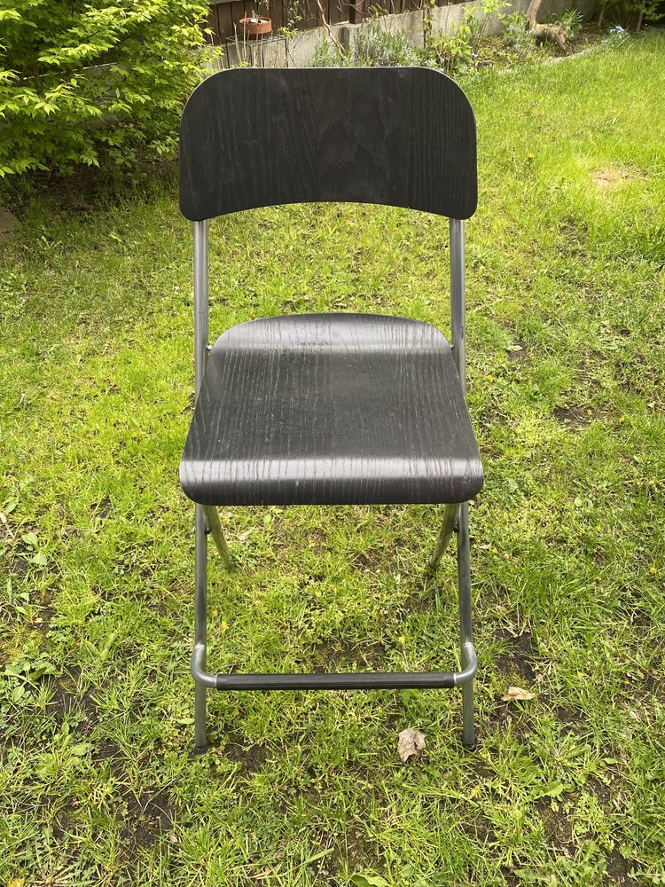 Krzesło hoker taboret składany Ikea Franklin jak nowy
