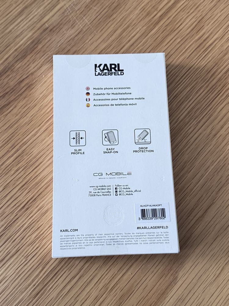 Etui pokrowiec case iPhone 14 Pro Karl Lagerfeld