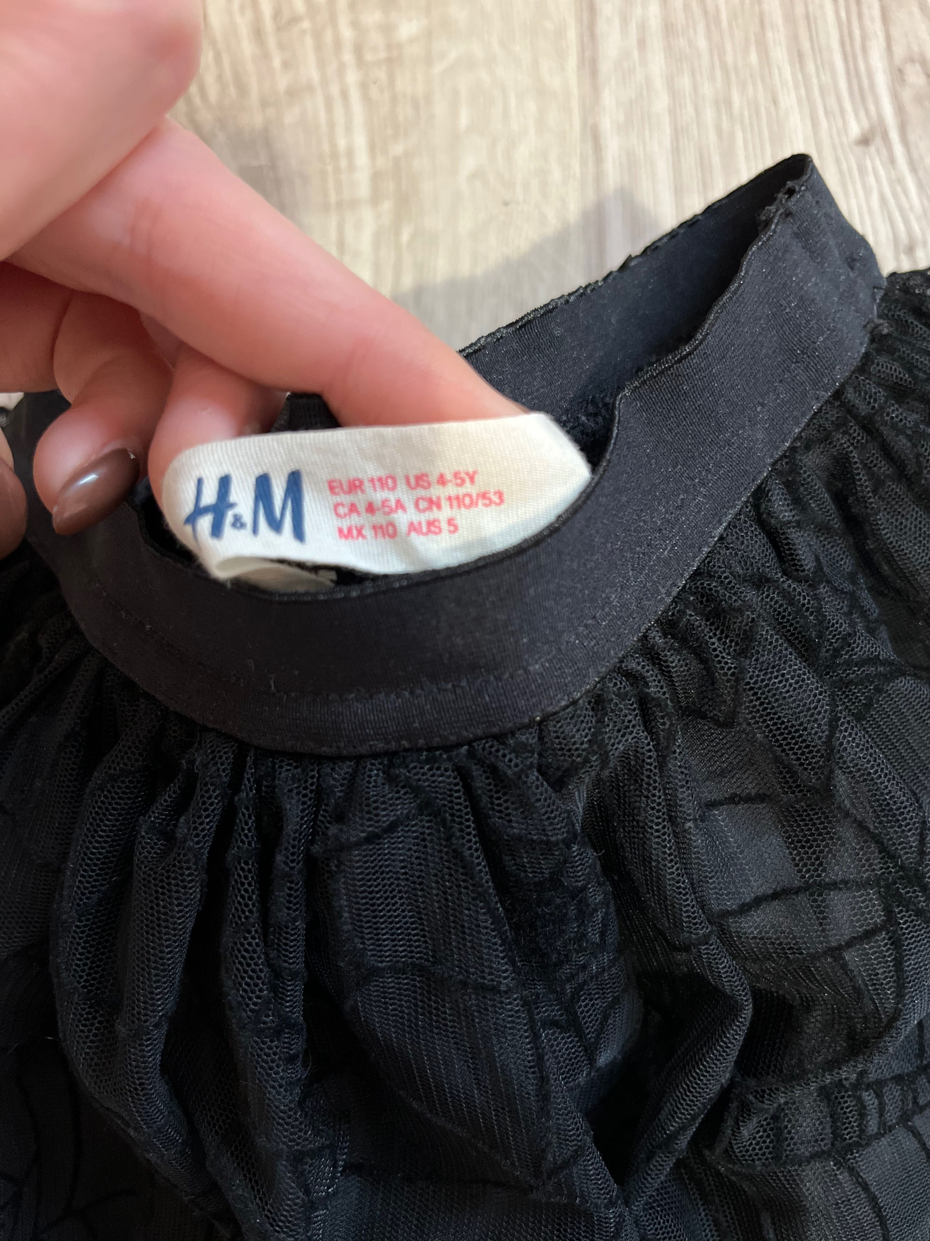 Spódnica w pajęczyny halloween H&M rozmiar 110