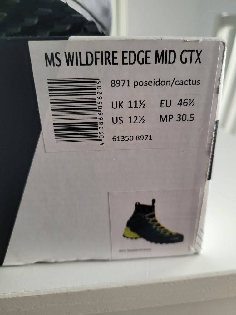 Buty turystyczne Salewa wildfire GTX 46,5 30.5cm gore-tex
