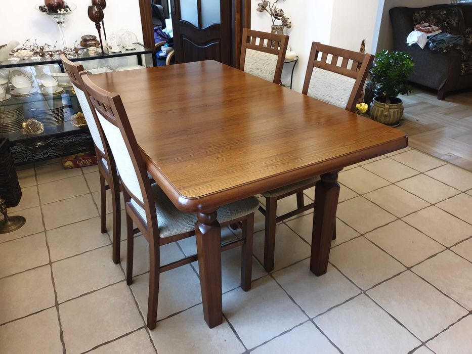 Stół Bawaria BRW rozkładany 160/200x90 orzech włoski