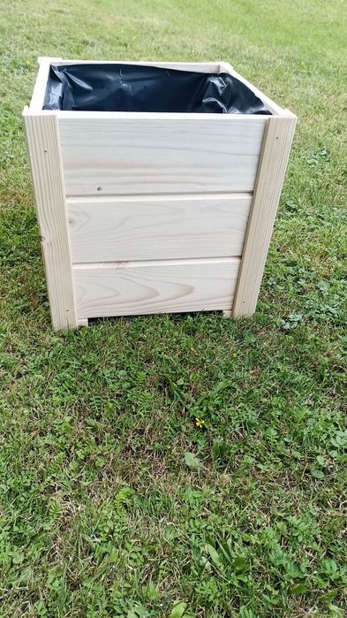 Donica skrzynka drewniana ogrodowa 40x40