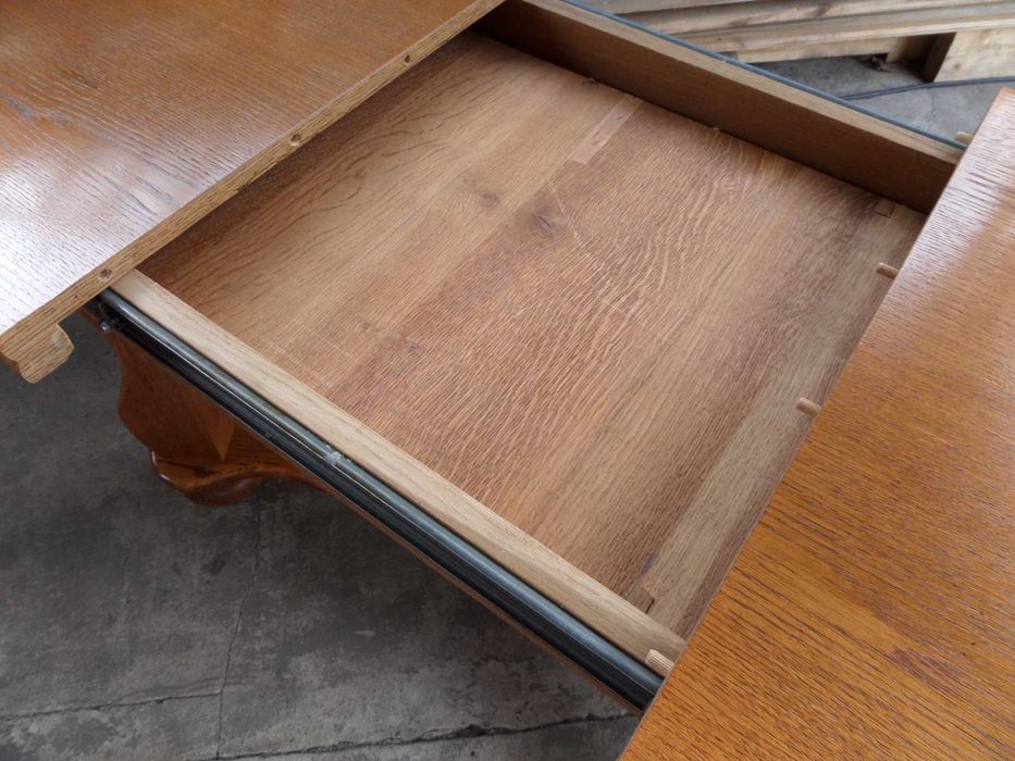 piękna rozkładana duża dębowa ława PYKA  stan bdb wysyłka dowóz