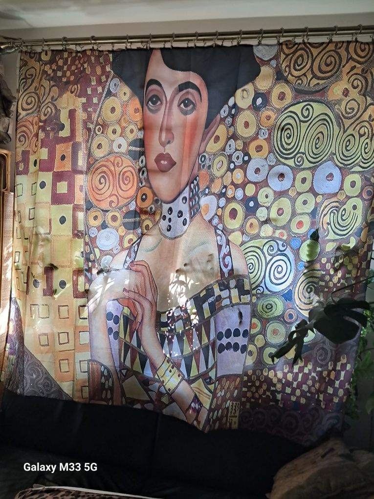 Klimt obraz zasłona na okno