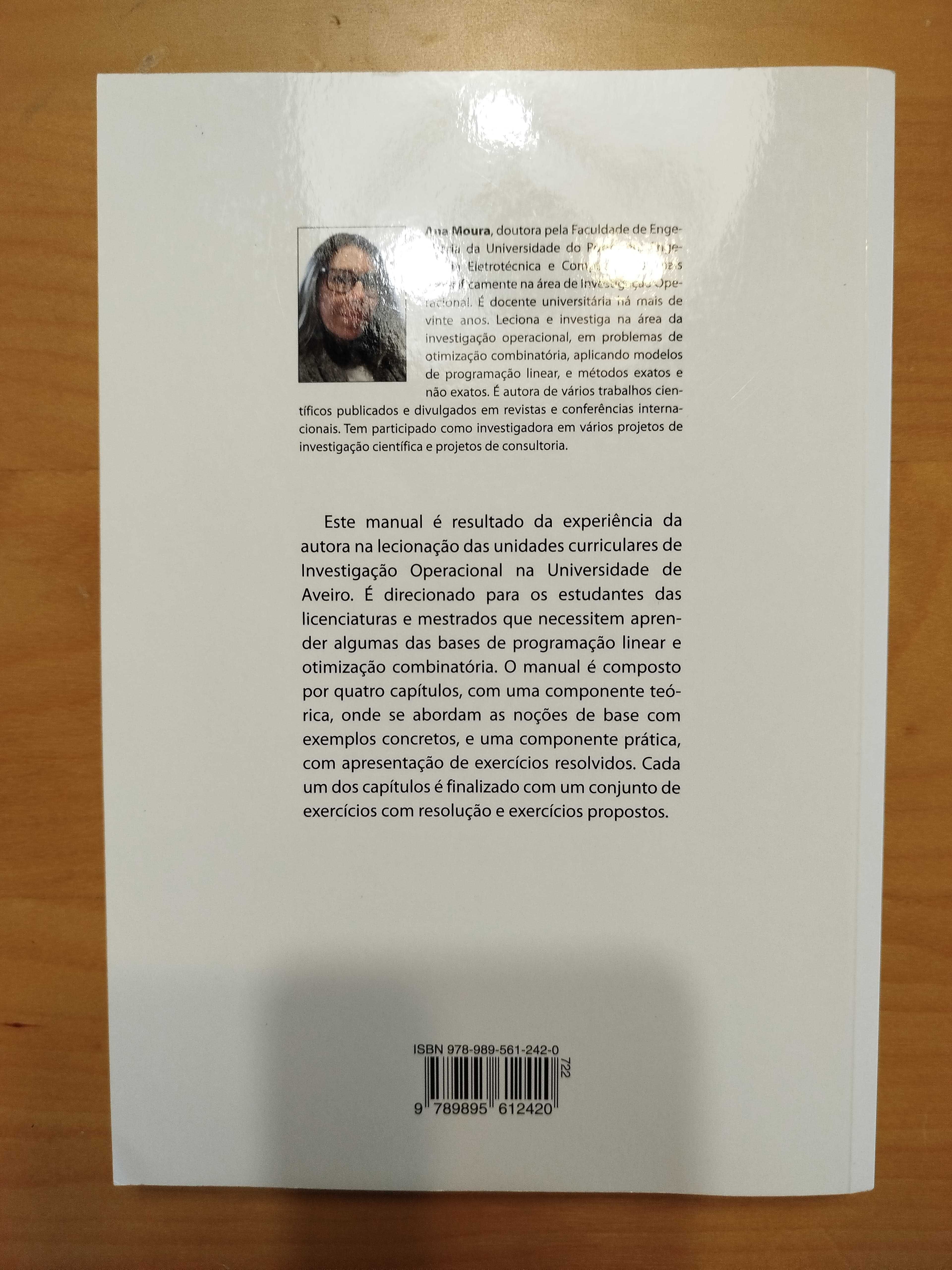 Livro Otimização Combinatória e Programação Linear, de Ana Moura