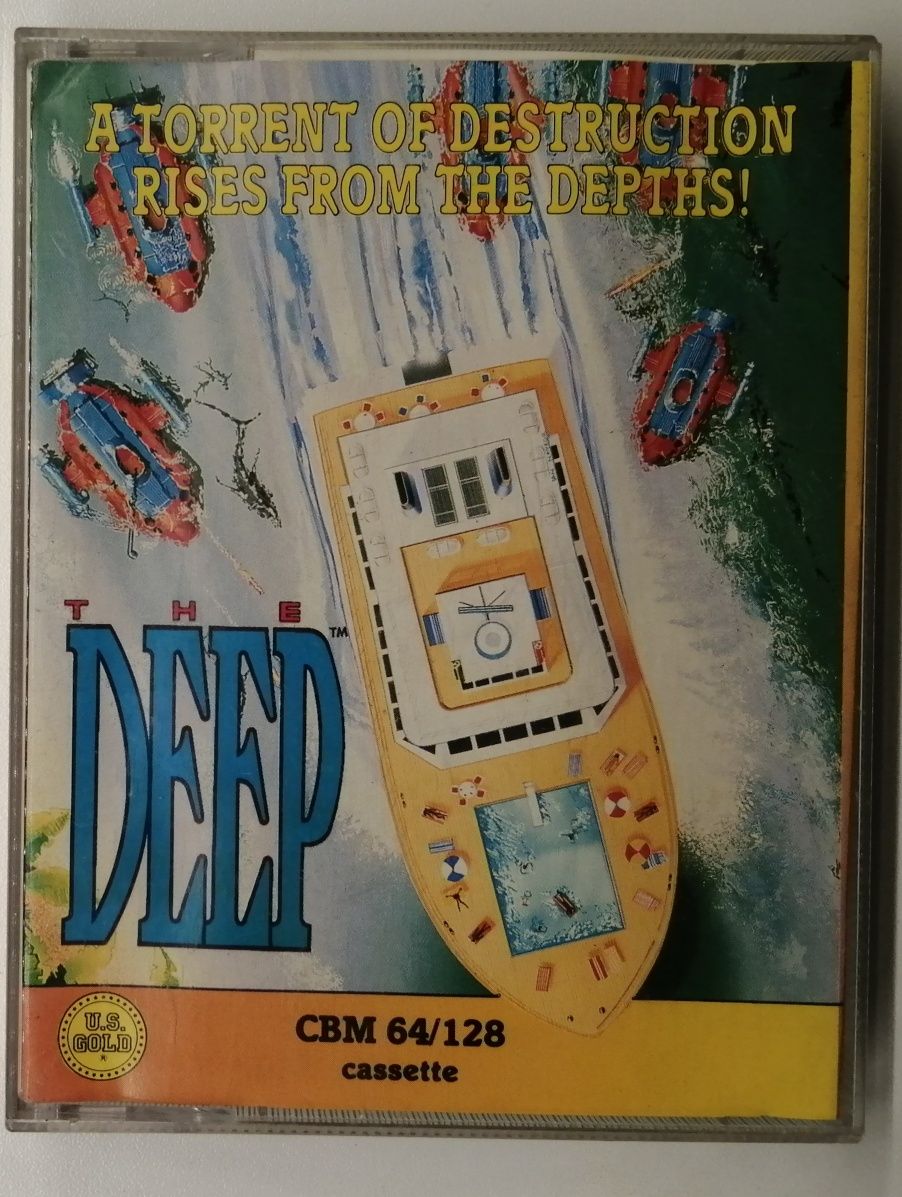 "DEEP" gra na Commodore 64 kaseta magnetofonowa RETRO