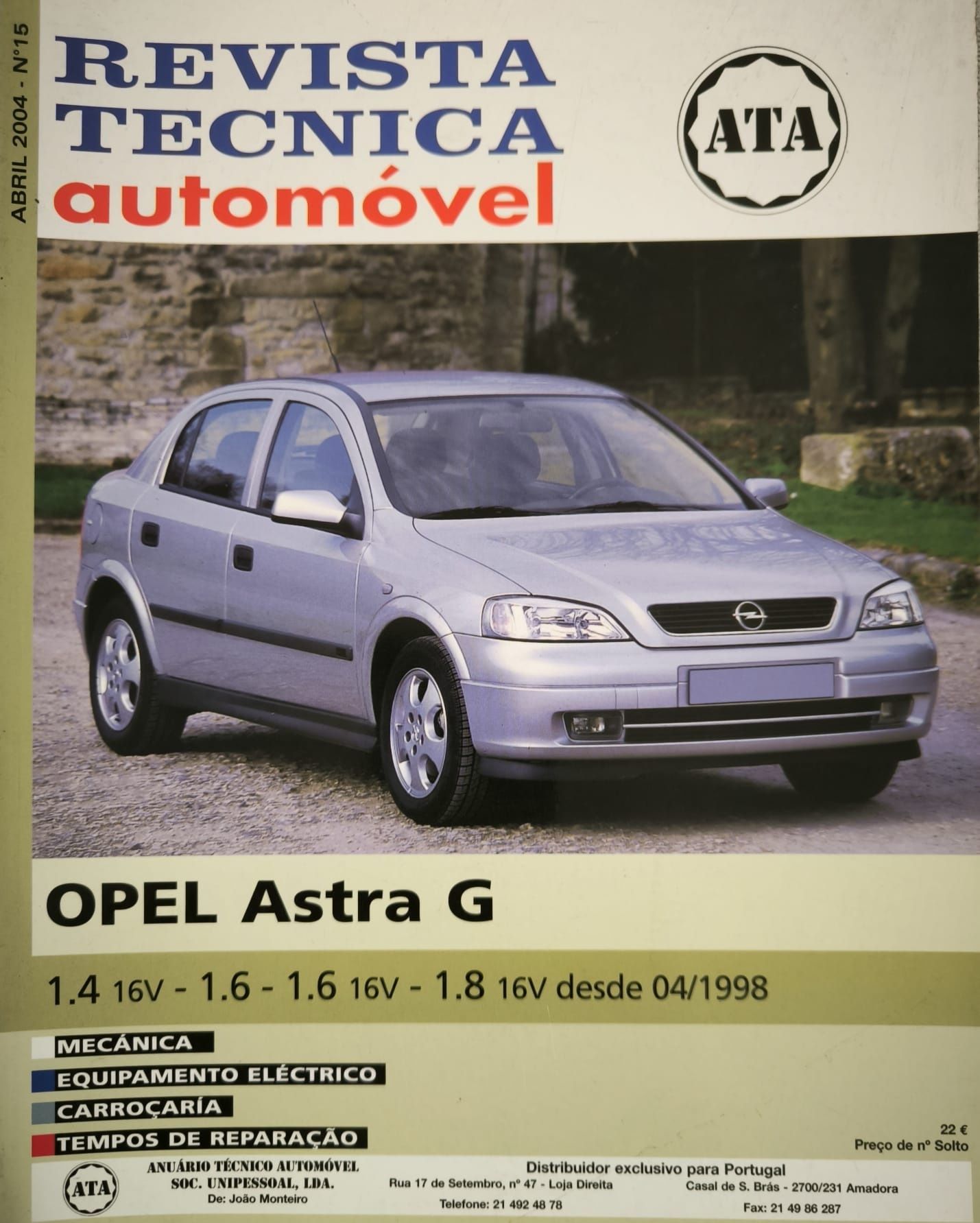 Livro Técnico Opel Astra G