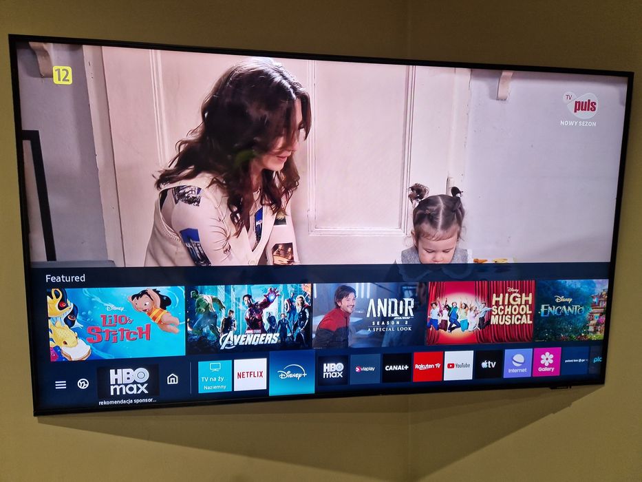 Telewizor Samsung  50 cali LED 4K UHD Tizen Smart TV wifi  tanio !!