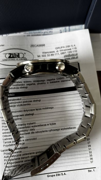 Zegarek solarny CASIO EDIFICE ECB-2000DC-1AEF