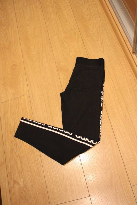 JAK NOWE Leginsy,damskie/ M,czarne,ADIDAS