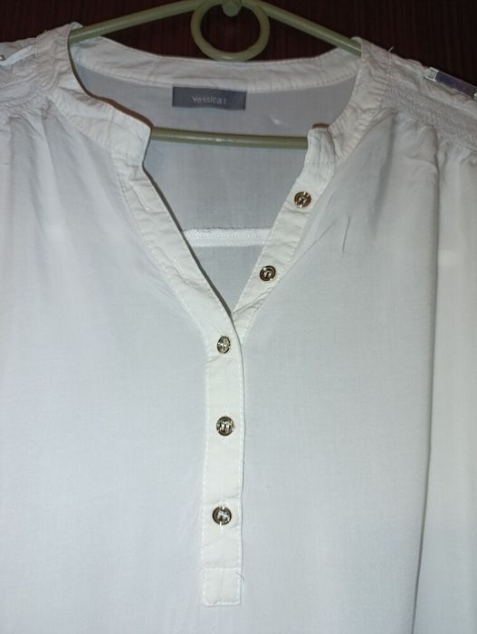 Білосніжна сорочка рубашка 100% віскоза L  XL