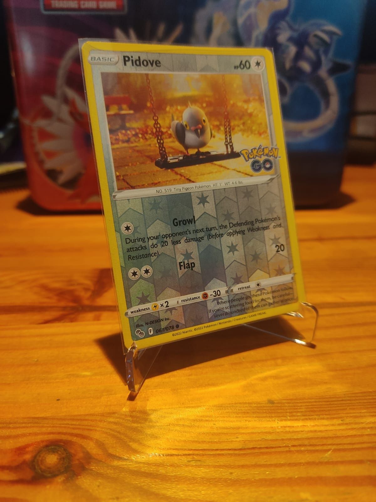 Pokemon TCG Pidove - Pokemon GO 061/078