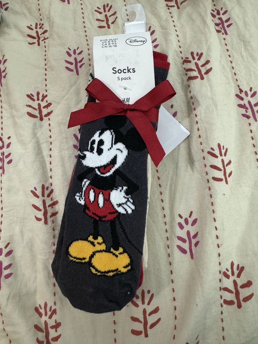 Шкарпетки дитячі 5 шт 25/27 НМ HM H&M Міккі Маус Disney