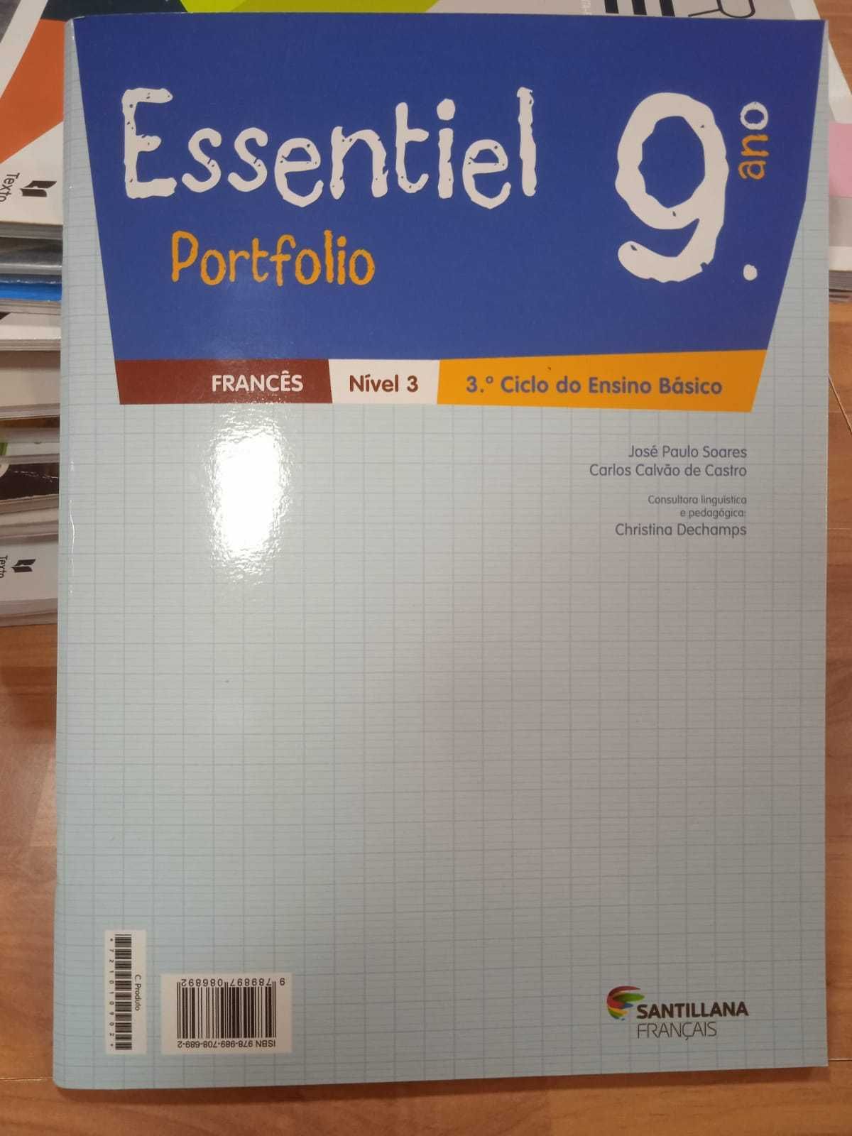 Essentiel Cahier d'exercices Francês 9º Ano