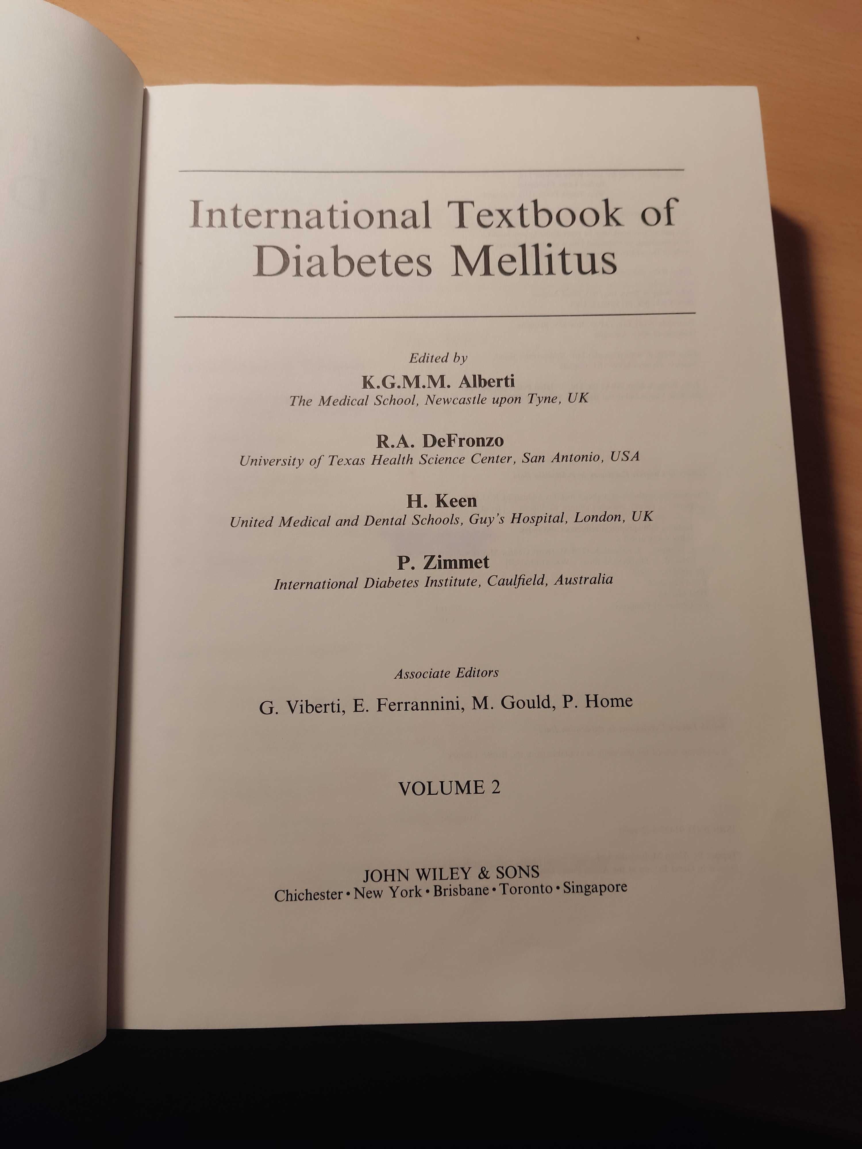 International Textbook of Diabetes Mellitus (vol 1 e vol 2)