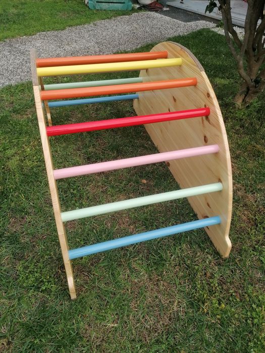 Arco colorido/ baloiço/ secretária 3 em 1