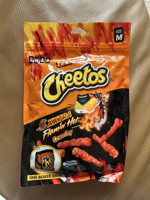Bokserki majtki męskie cheetos flamin hot z USA