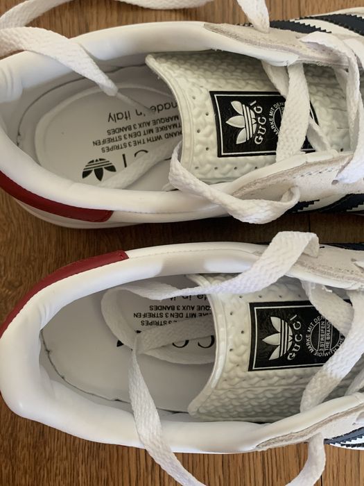 Жіночі кросівки Gucci x Adidas Gazelle White