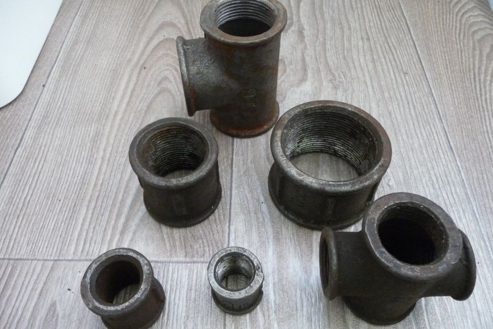 Муфты чугунные, тройники СССР.