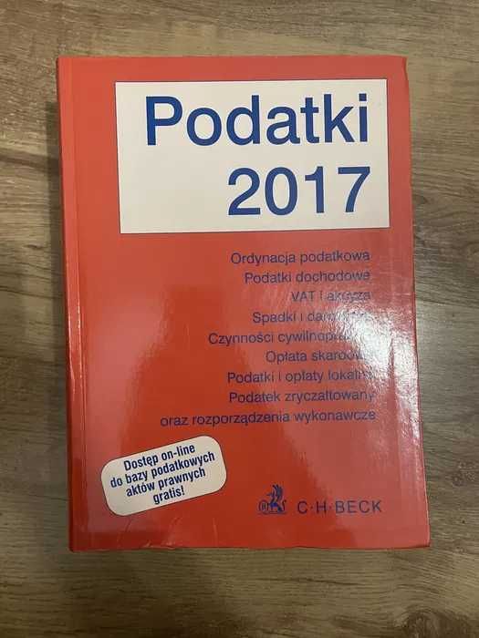 Podatki 2017 CH Beck zbiór ustaw podatkowych jak nowe