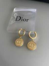 Kolczyki Christian Dior monetki zapraszam