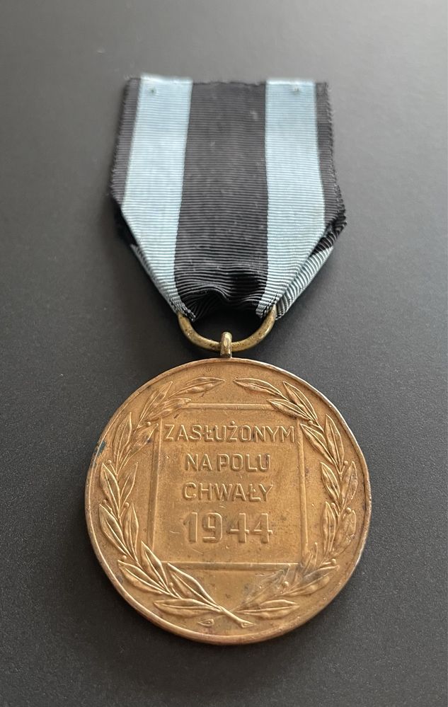 Medal Zasłużonym na Polu Chwały brązowy Caritas