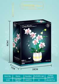 Klocki icons Orchid bukiet kwiatów orchidea storczyk