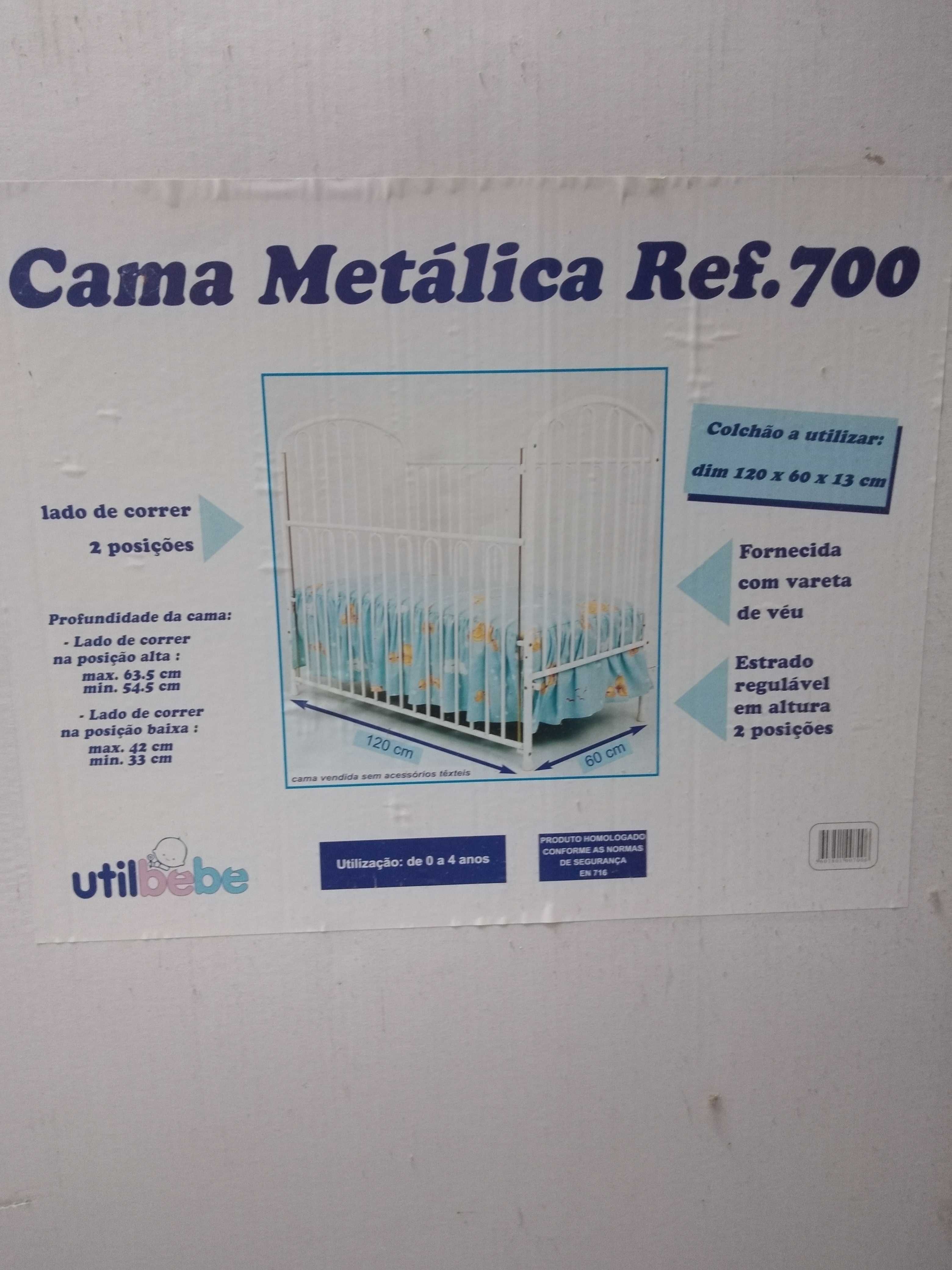 Berço de bebé da Utilbebe como novo