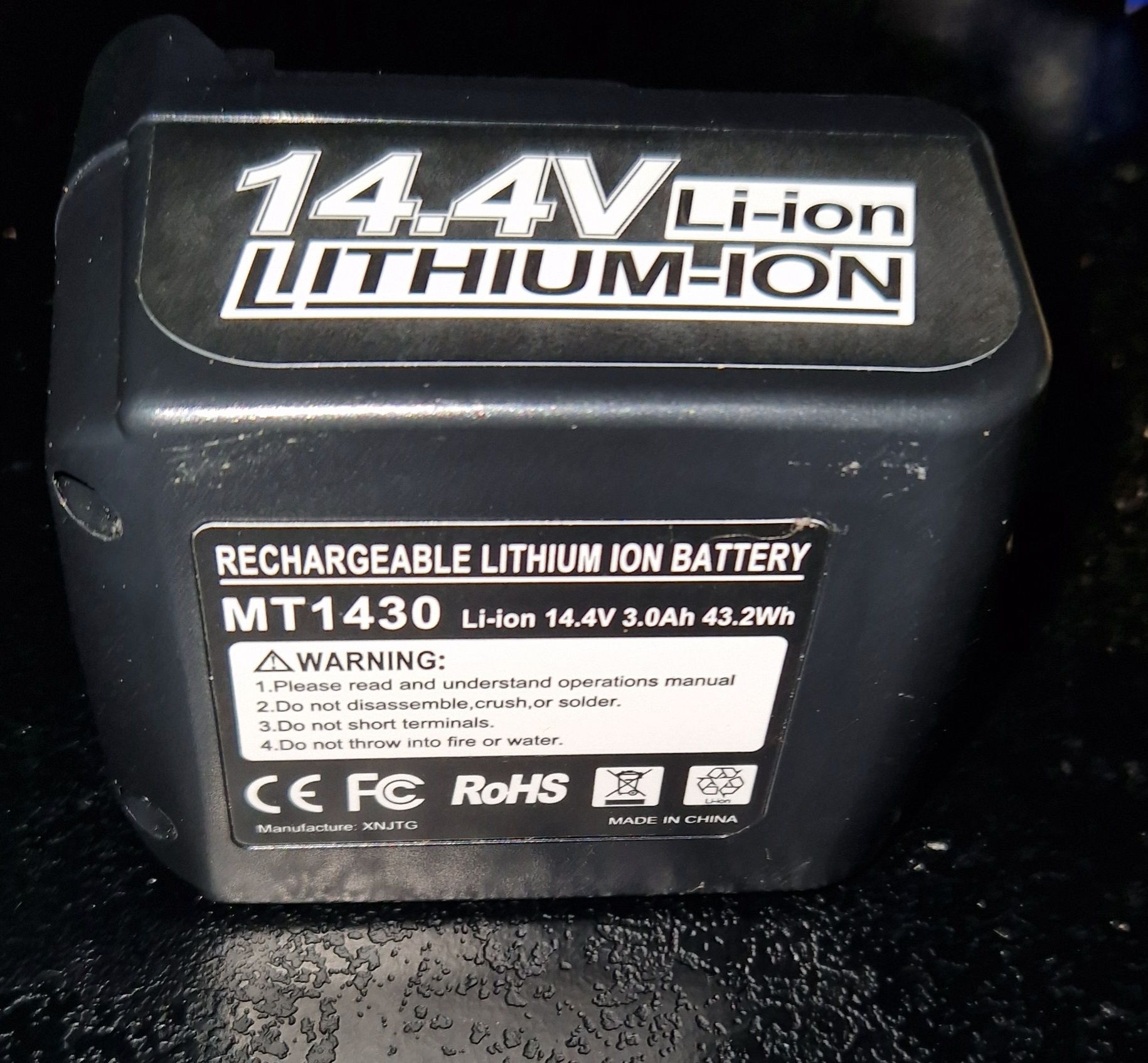 Akumulator Li-Ion Lithium-ion 14,4 V 3 Ah