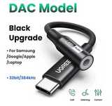 HiFi Адаптер UGREEN CM720 Aux для наушников, Type C–3,5мм, DAC чіп