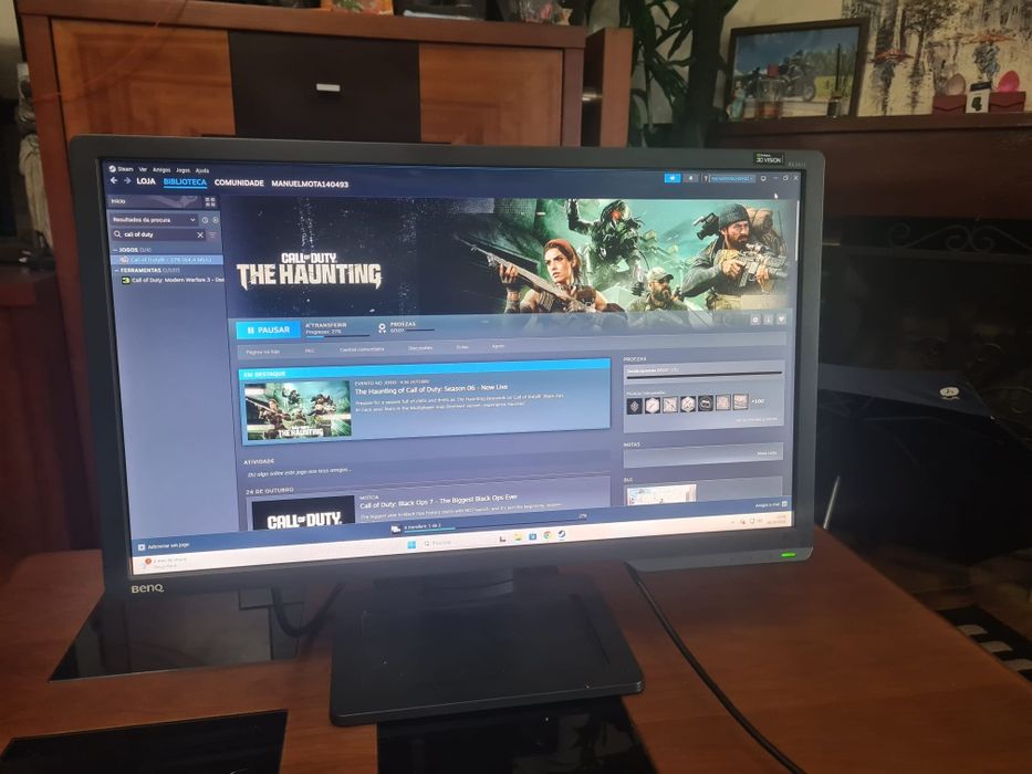 Ecrã gaming 144Hz NVIDIA