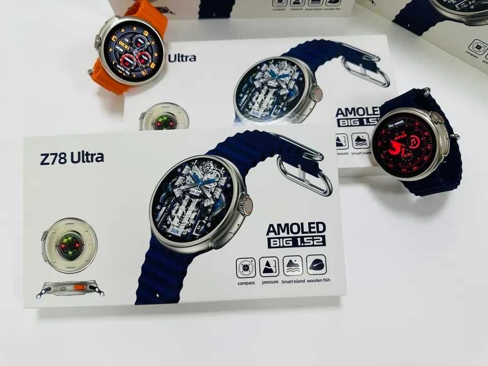 Smartwatch Z78 ULTRA glukometr  HD 1,52` AMOLED PL