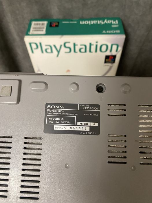 SONY Play Station scph-5500 ntsc j оригінал 100вольт
