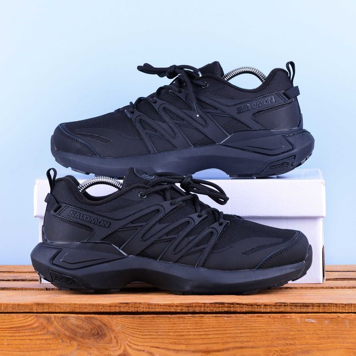 (2113) Термо Зимові Кросівки Черевики Salomon чорні (41-46)