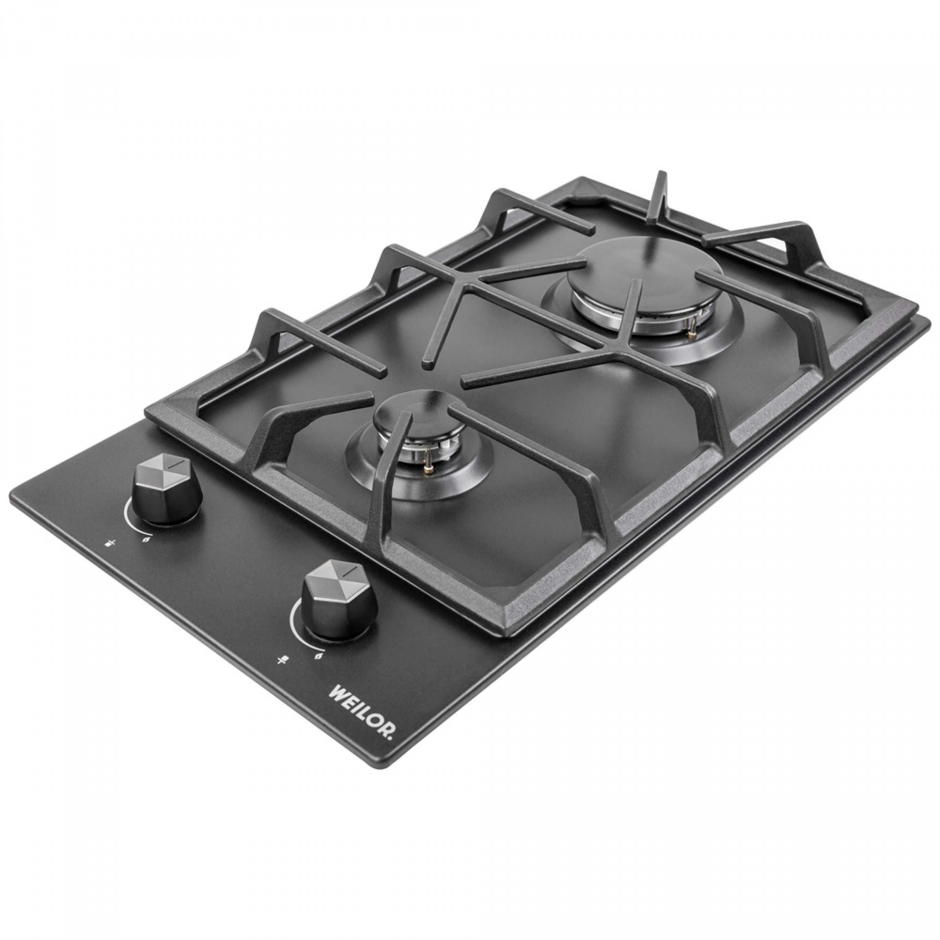 Газовые варочные поверхности на 2 конфорки Ventolux Minola Weilor