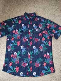 Рубашка гавайская р.L объем 114см длина 79см