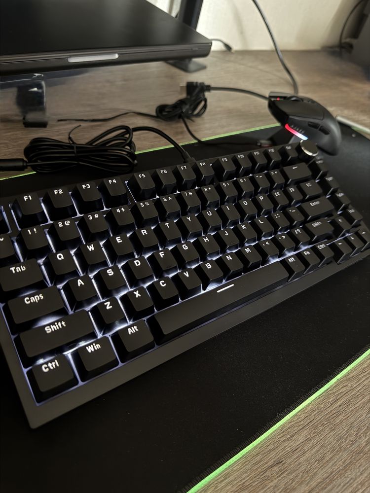 ‼️ Клавіатура Ajazz AK820 — чорна / НАЙКРАЩИЙ ВИБІР /