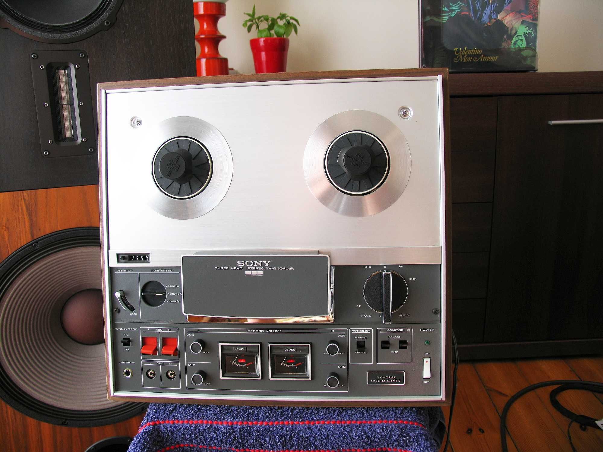 SONY TC-366 SOLID STATE / Szpulowy 70's - Do Przeglądu  '' Jak Nowy ''