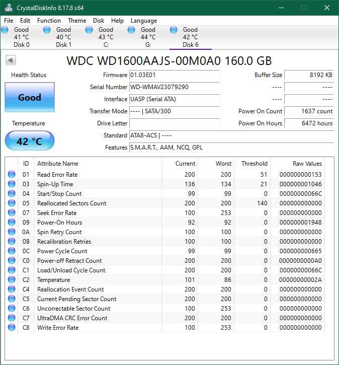Dysk Western Digital WD1600AAJS-00M0A0 160 GB