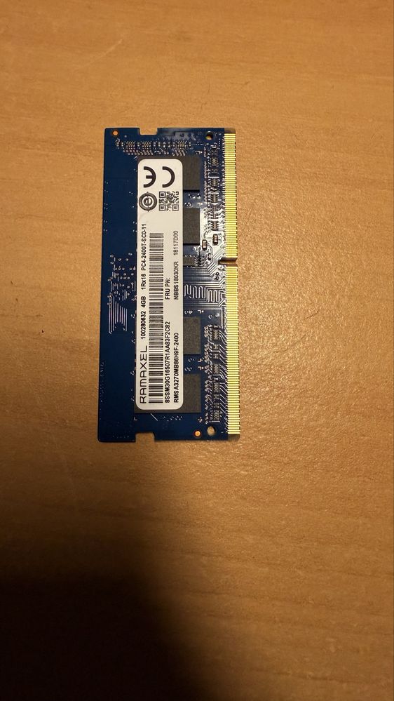 Продам оперативную память Ramaxel 4gb so-dimm DDR4, 2400 mhz