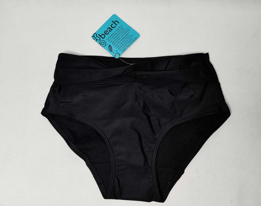 Czarne majtki kąpielowe STD0206 z wysokim stanem 38/40 SWIMWEAR ELLOS