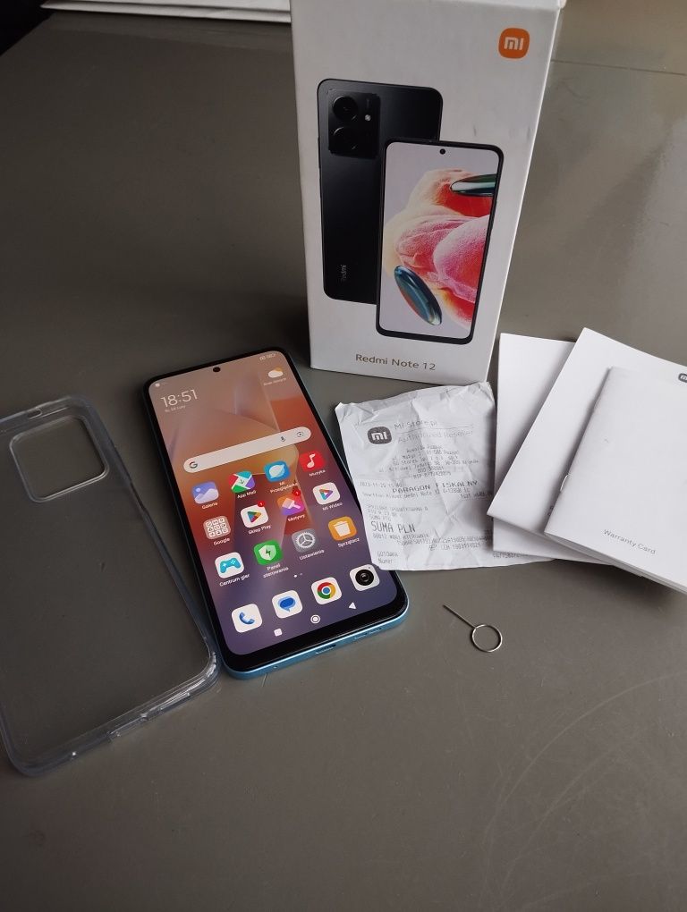 Xiaomi Redmi note 12 bez blokad na gwarancji