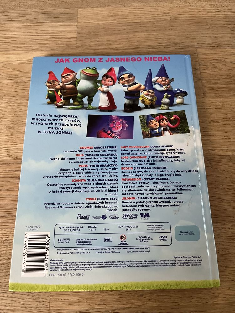 Gnomeo i Julia - film na plycie DVD