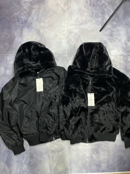 !ВСІ РОЗМІРИ Zara Alpha Bershka Bomber Jacket Black Двосторонній