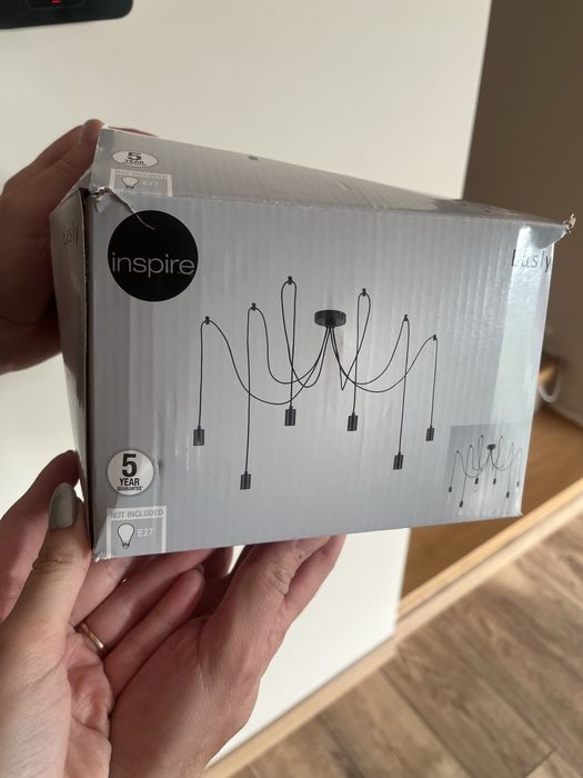 Lampa pająk na  6  żarówek nowa wisząca